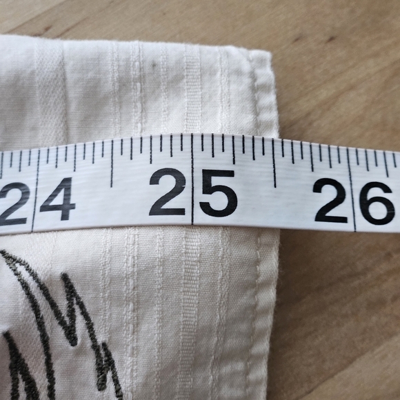 HARLEY DAVIDSON Ladies Vintage Crystal Embroidered Fitted Tan Shirt Size Large - Picture 10 of 12